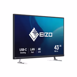 EIZO FlexScan EV4340X-BK LED display 108 cm (42.5") 3840 x 2160 pixels 4K Ultra HD Black - Additional view 8