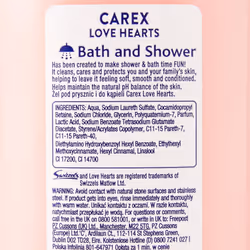 Fun Editions Love Hearts Shower Gel, Cleans, Cares and Protects, Bulk Buy, Pack of 6 x 500 ml