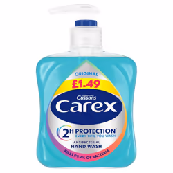 Carex Original Antibacterial Hand Wash 250ml (Pack of 6)