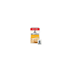 Quaker Oat So Simple Golden Syrup Porridge Sachets  8x36g (Pack of 6)