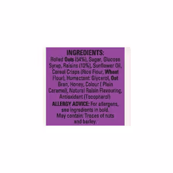 5 x Quaker Oat Raisin Granola 500g
