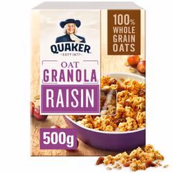 Quaker Oat Raisin Granola - 10x500g