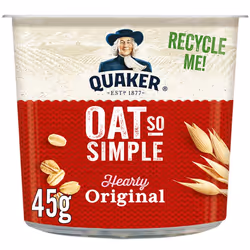 Quaker Original Oats So Simple Porridge Pots - 8x45g