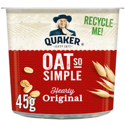 Quaker Original Oats So Simple Porridge Pots - 8x45g