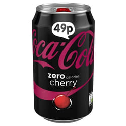Coke Zero Cherry - 330ml -  24 Pack