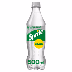 Sprite No Sugar 500ml (Pack of 12)