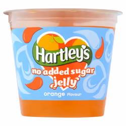 Hartleys No Added Sugar Orange Jelly Pots - 12x115g