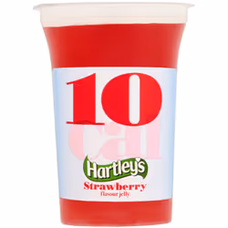 Hartleys Strawberry Flavour 10 Cal Jelly Pots - 12x175g