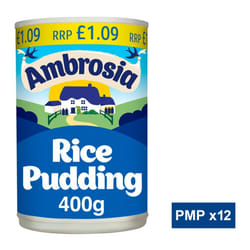 Ambrosia Rice Pudding 400g (Pack of 12)
