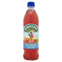Robinsons Summer Fruits No Added Sugar Sqash 1 Litre (Pack 12) - 04020