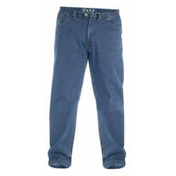 Duke London Mens Kingsize Bailey Elasticated Waist Jeans - 42R, Blue