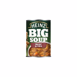 Heinz Big Soup Beef and Vegetable, 400 g (Pack of 12)