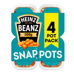 Baked Beanz Snap Pots, 200 g (Pack of 4)
