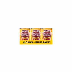 Spaghetti Bolognese, 400g (Pack of 6) - Freshly Made Pasta with a Meaty Sauce