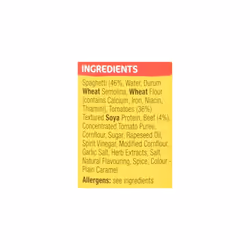 Spaghetti Bolognese, 400g (Pack of 6) - Freshly Made Pasta with a Meaty Sauce