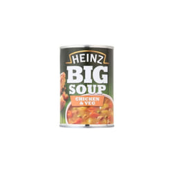 Heinz Big Soup Chicken and Vegetable, 400 g (Pack of 12)