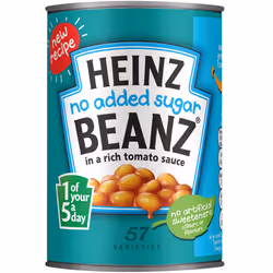 Heinz No Added Sugar Baked Beans - 24x415g