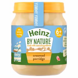 Heinz Creamed Porridge 6+ Months Baby Food Jar 120g ( pack of 6 )
