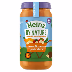 Heinz ByNature Cheese&Tomato Pasta Stars Baby7 months 200g(pack of 6 )