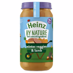 Heinz By Nature Winter Veggies&Lamb Jar 7+ Months 200g ( pack of 6 )