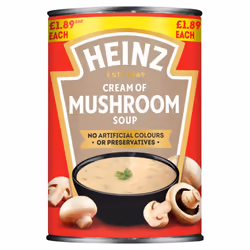 Heinz Cream of Mushroom Soup 400g  (Pack of 12)