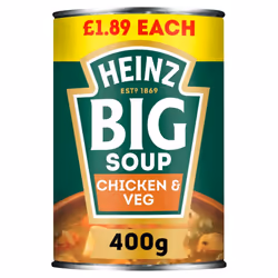 Heinz Big Soup Chunky Chicken & Vegetable 400g ( pack of 12 )