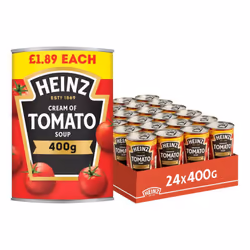 Heinz Cream of Tomato Soup 400g (Pack of 24 )
