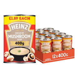 Heinz Cream of Mushroom Soup PMP 400g ( pack of 12 )