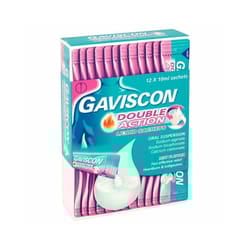 Gaviscon Double Action Liquid - 12x10ml Sachets
