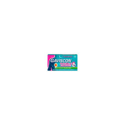 Gaviscon Double Action Heartburn & Indigestion Mint Flavour 12 Tablets (Pack of 12)