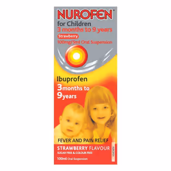 Nurofen For Children Strawberry Oral Suspension 100ml
