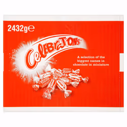 Celebrations Chocolate Bulk Case, 2.432 kg