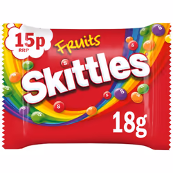 Skittles Fruits Sweets Bag 18g (Pack of 28)
