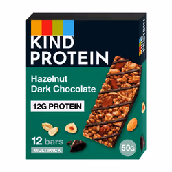 Protein Bars, Gluten Free Snack Bars, Hazelnut Dark Chocolate, High Fibre, Source of Protein, No Artificial Colours, Flavours ...