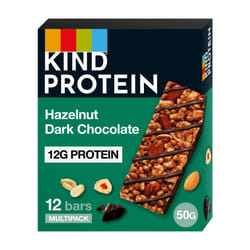 Protein Bars, Gluten Free Snack Bars, Hazelnut Dark Chocolate, High Fibre, Source of Protein, No Artificial Colours, Flavours or Preservatives,