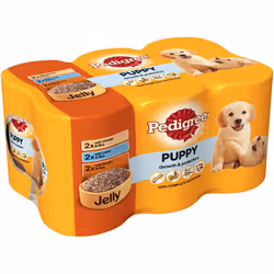 Pedigree Can Puppy Jelly 6x400g (Pack of 4)