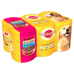 Pedigree Can Loaf 6x400g