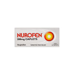 Nurofen Ibuprofen 200mg 12 Caplets
