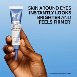 No7 Lift & Luminate Triple Action Eye Cream - Anti-Aging Under Eye Cream for Dark Circles  Puffiness & Wrinkles - Formulated with Vitamin C to Brighte