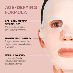 No7 Restore & Renew Multi Action Face & Neck Serum Boost Sheet Mask - Anti Aging Skin & Neck Firming Wrinkle Reducing Mask - Skin Brightening & Hydrat
