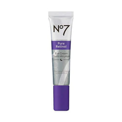 No7 Pure Retinol Eye Cream - Under Eye Cream for Wrinkles  Fine Lines & Puffiness with 0.5% Retinol - Infused with Shea Butter to Smooth and Hydrate S
