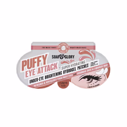 Soap & Glory Puffy Eye Attack Brightening Under Eye Mask - Eye Gel Pads to Reduce Appearance of Dark Circles & Eye Bags - Hyd ...