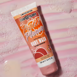 Soap & Glory Peach Please Scented Body Wash - Built-In Body Lotion for Maximum Hydration - Peach Blossom & Magnolia Scented Moisturizing Body Wash (25