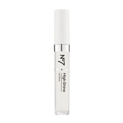 No7 High Shine Lip Gloss - Translucent - Moisturizing, High-Shine Lip Gloss with Jojoba Oil for Lips - Hydrating, Longwear Lip Makeup - Non-Sticky For