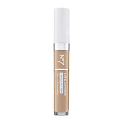 No7 Lift & Luminate Triple Action Serum Concealer - Medium - Anti Aging Liquid Concealer Makeup for Blemishes & Dark Circles - Medium to Full Coverage
