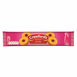Crawfords Jam Rings Biscuits - 12x125g