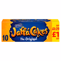 McVitie's Jaffa Cakes Original Biscuits 10 Pack 122g (Pack of 12)