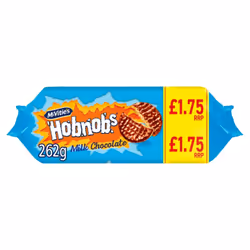 McVitie's Hobnobs The Oaty One Milk Chocolate 262g (Pack of 15)