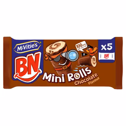 McVitie's BN Chocolate Mini Rolls Cake Bars Multipack109g(pack of 12 )