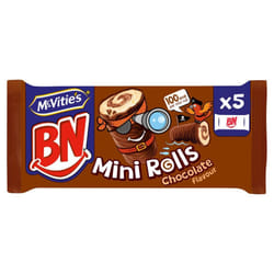 McVitie's BN Chocolate Mini Rolls Cake Bars Multipack109g(pack of 12 )